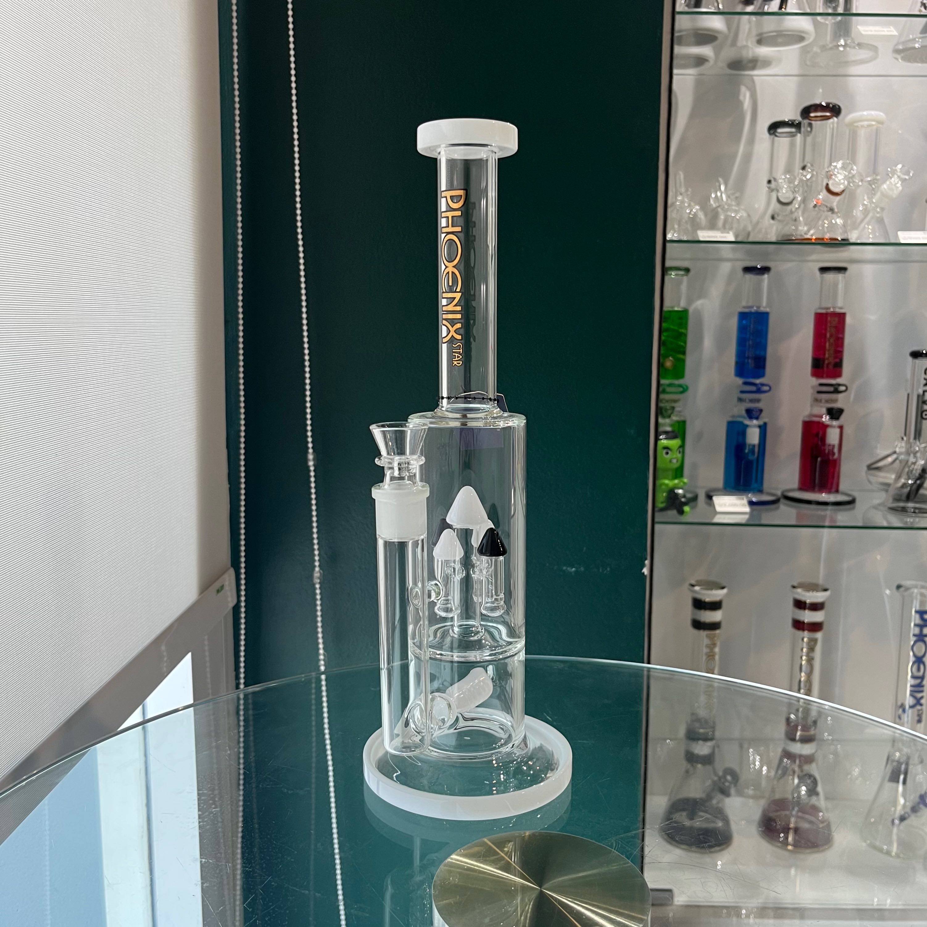 บ้องแก้ว Phoenix Star พร้อมกรองทรงจรวด with rocket perc