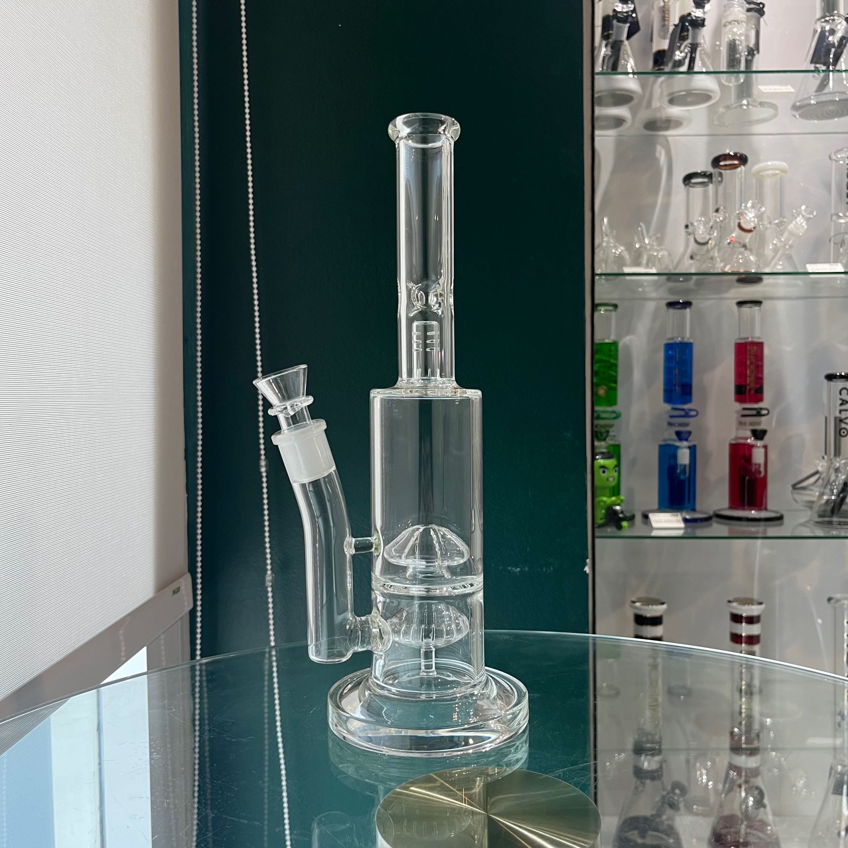 บ้องแก้ว กรองทรงเห็ดกับหอย Calm and shroom perc bong