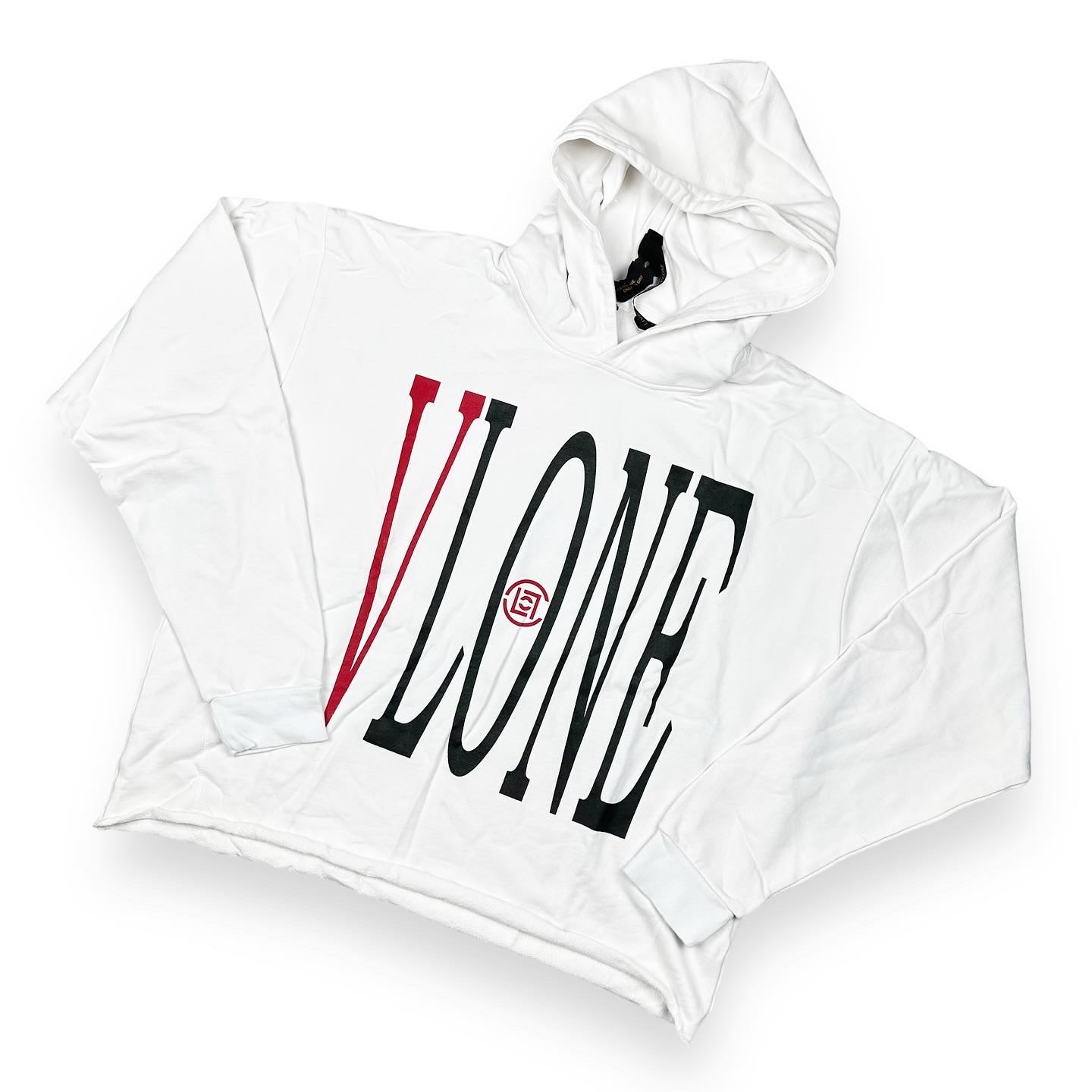 Vlone x Clot - White Hoodie - Us Tag