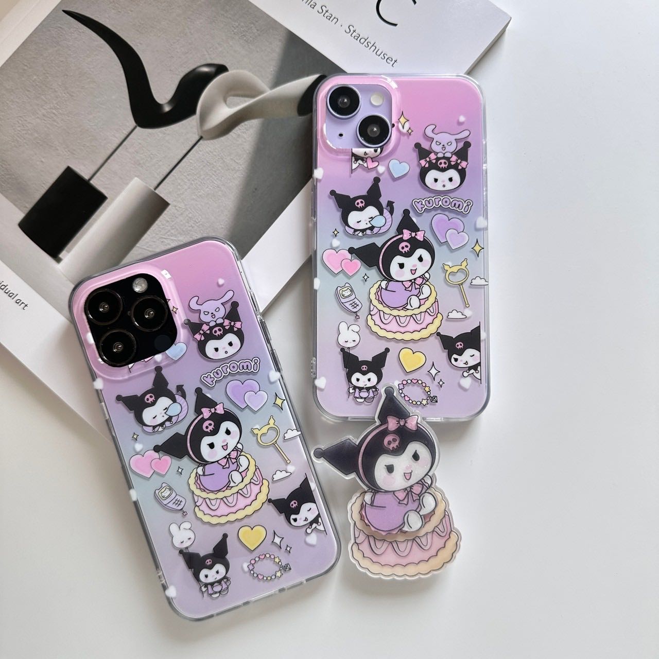 สอบถามก่อนกดสั่ง เคสการ์ตูน ไล่สี เคสหัวใจ สีพาสเทล ขอบนิ่ม griptok holder ไอริง เคสไอโฟน เคสiPhone