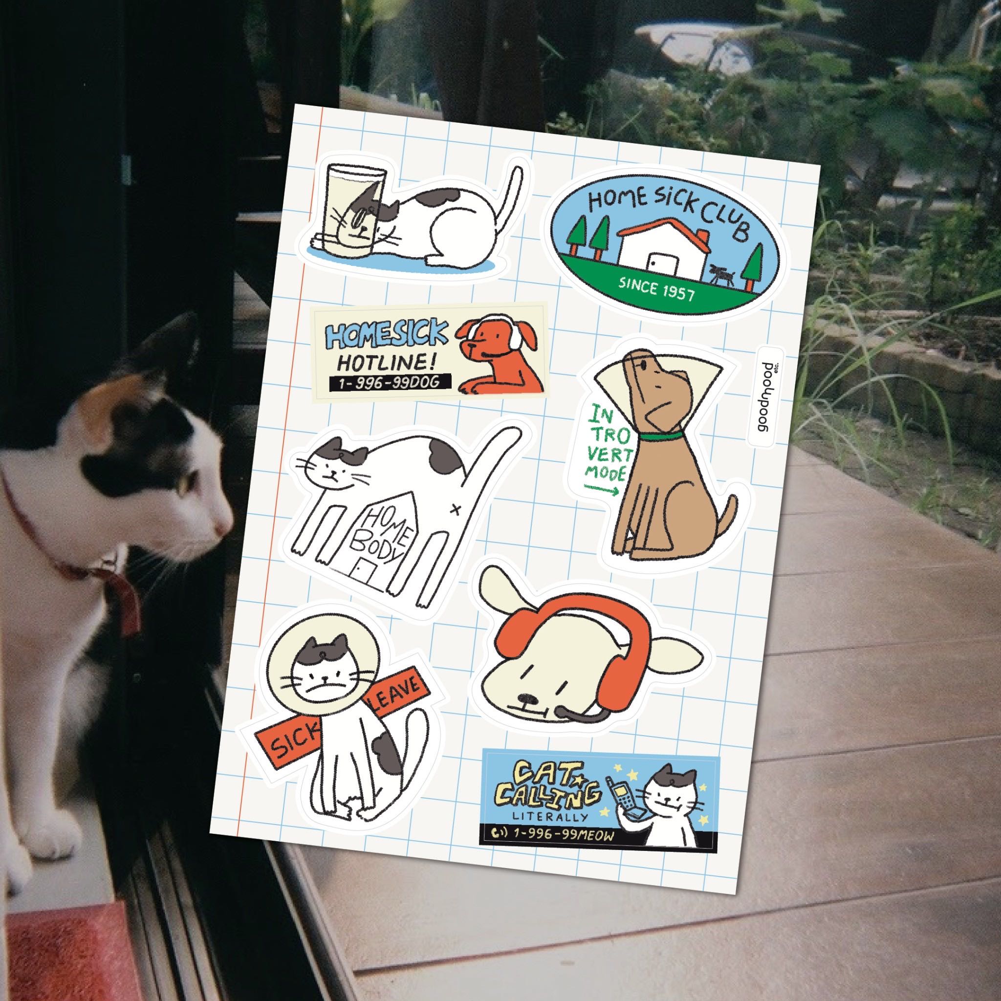 Homebody Sticker | LINE SHOPPING