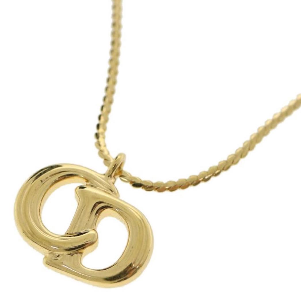 DIOR vintage CD gold plated logo