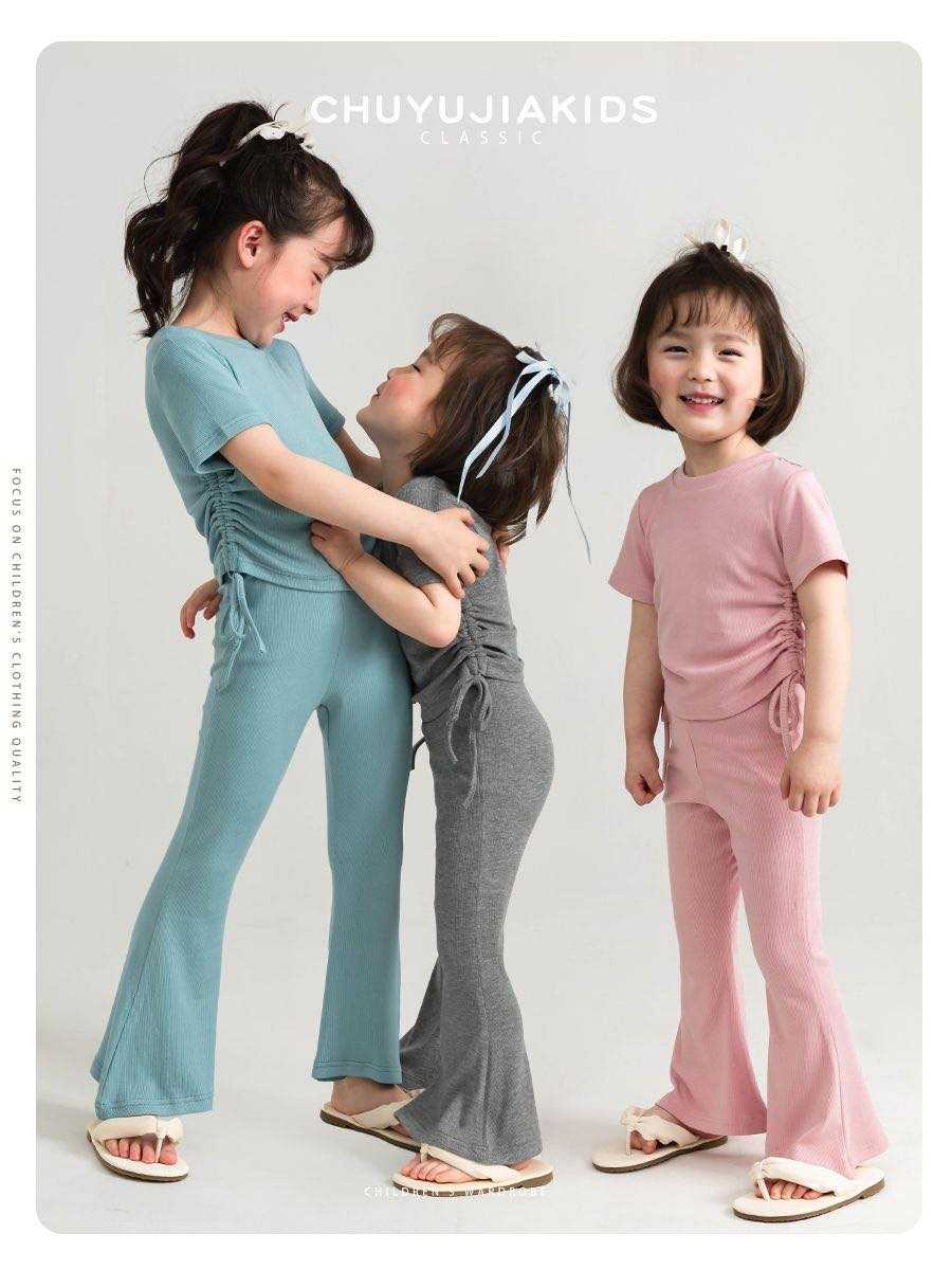 KR80-82 ชุดเซทเสื้อ+กางเกงขายาว