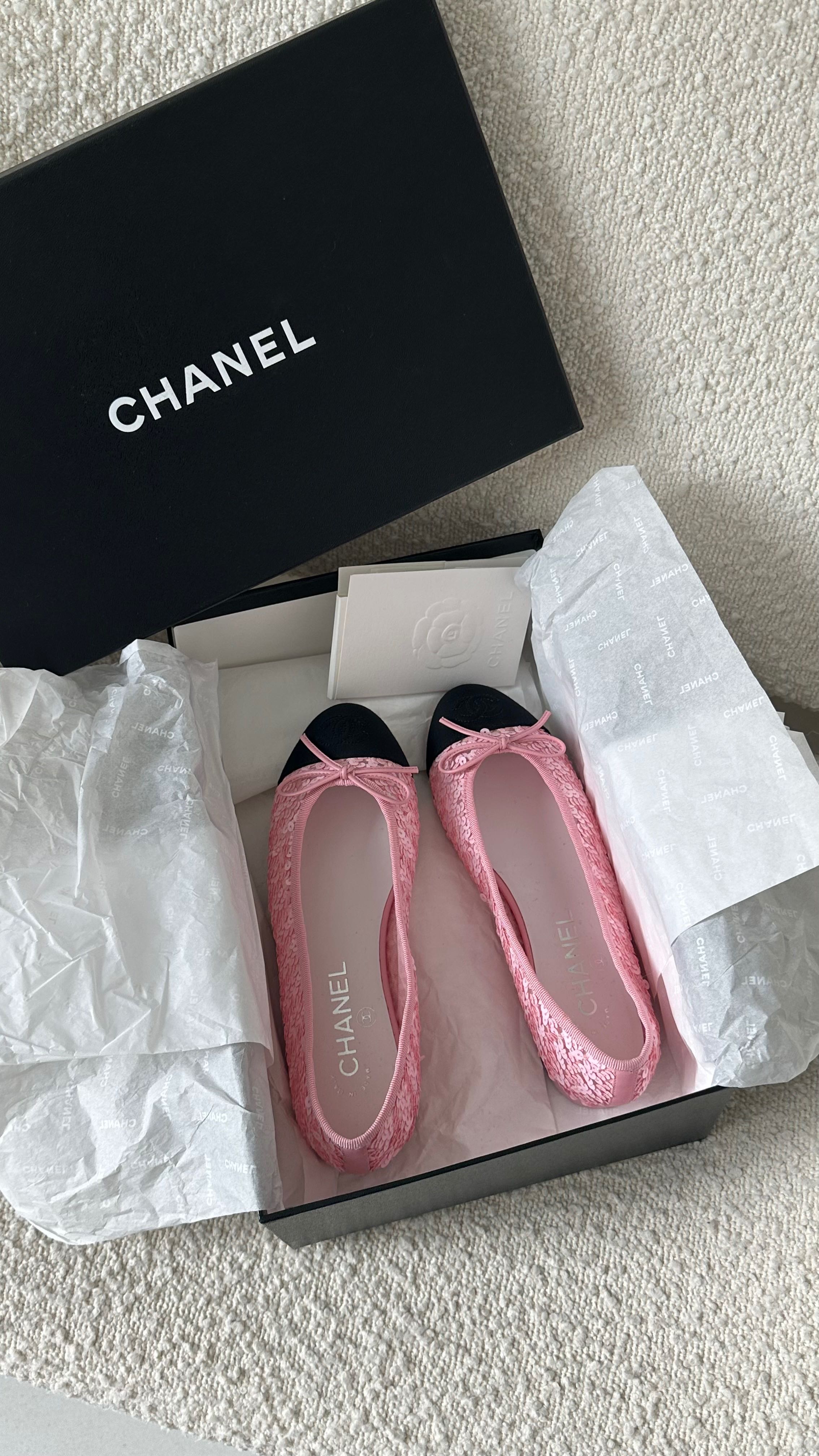 CHANEL glitter cotton guipure&grosgrain 