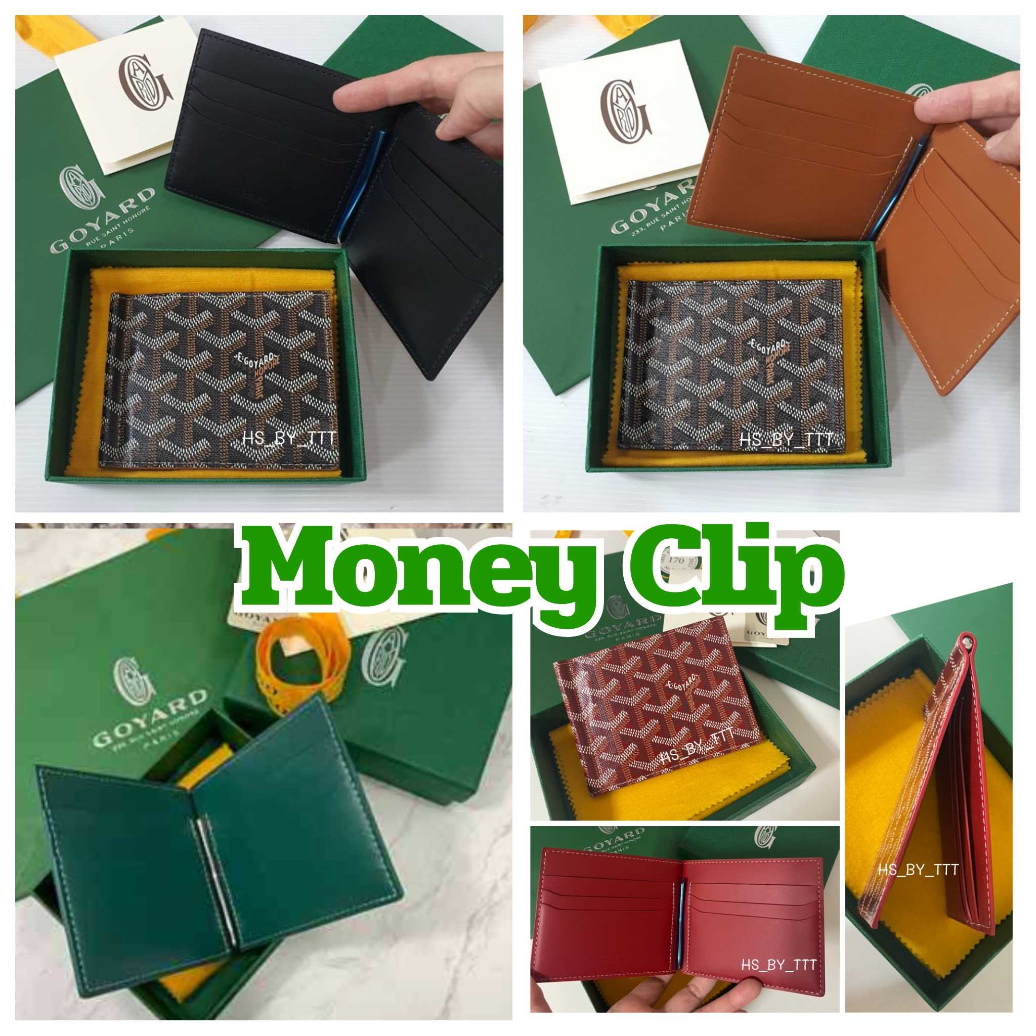 New Goyard Saint Thomas bill Fold Money clip LINE SHOPPING