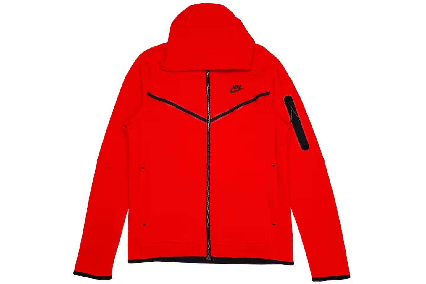 Nike Tech Fleece Full Zip Hoodie University Red