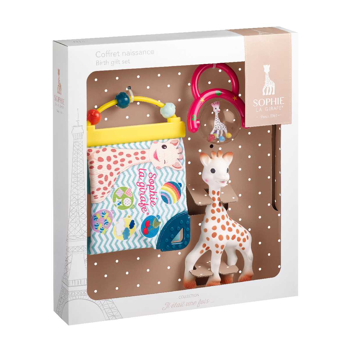 Sophie La Girafe ชุดของขวัญวันเกิด ยีราฟโซฟี ® Birth gift set (คละสี)