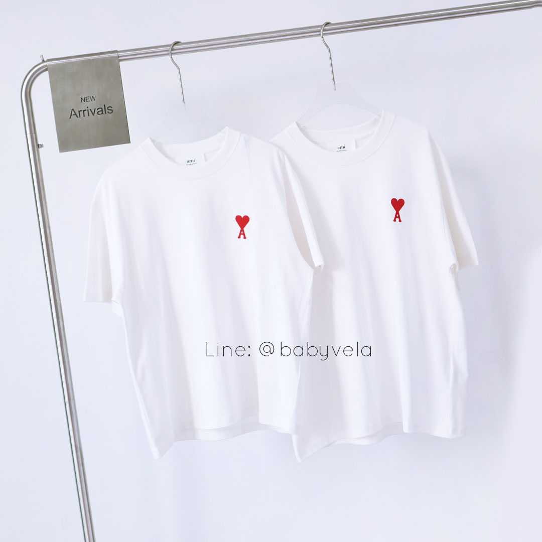 Ami Paris de Coeur T-Shirt (White)