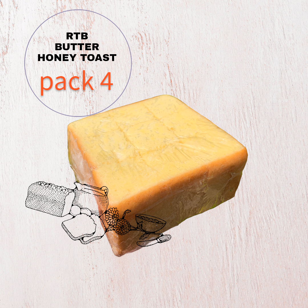 RTB FZ HONEY TOAST.ฮันนี่โทสต์ พร้อมอบ แพ็ค 4ชิ้น