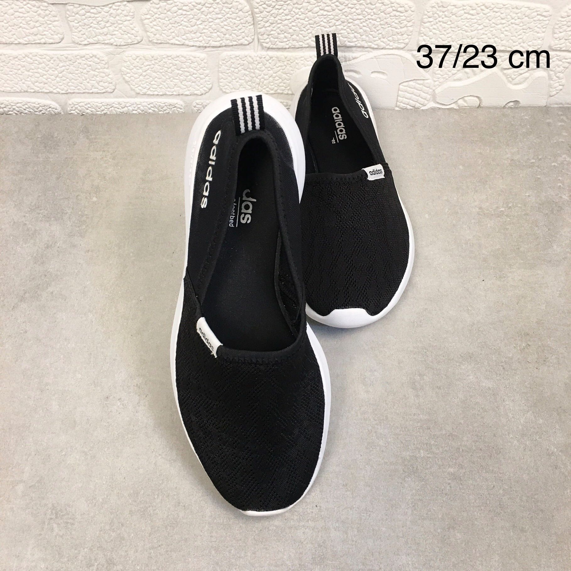 Adidas neo slip on black shop