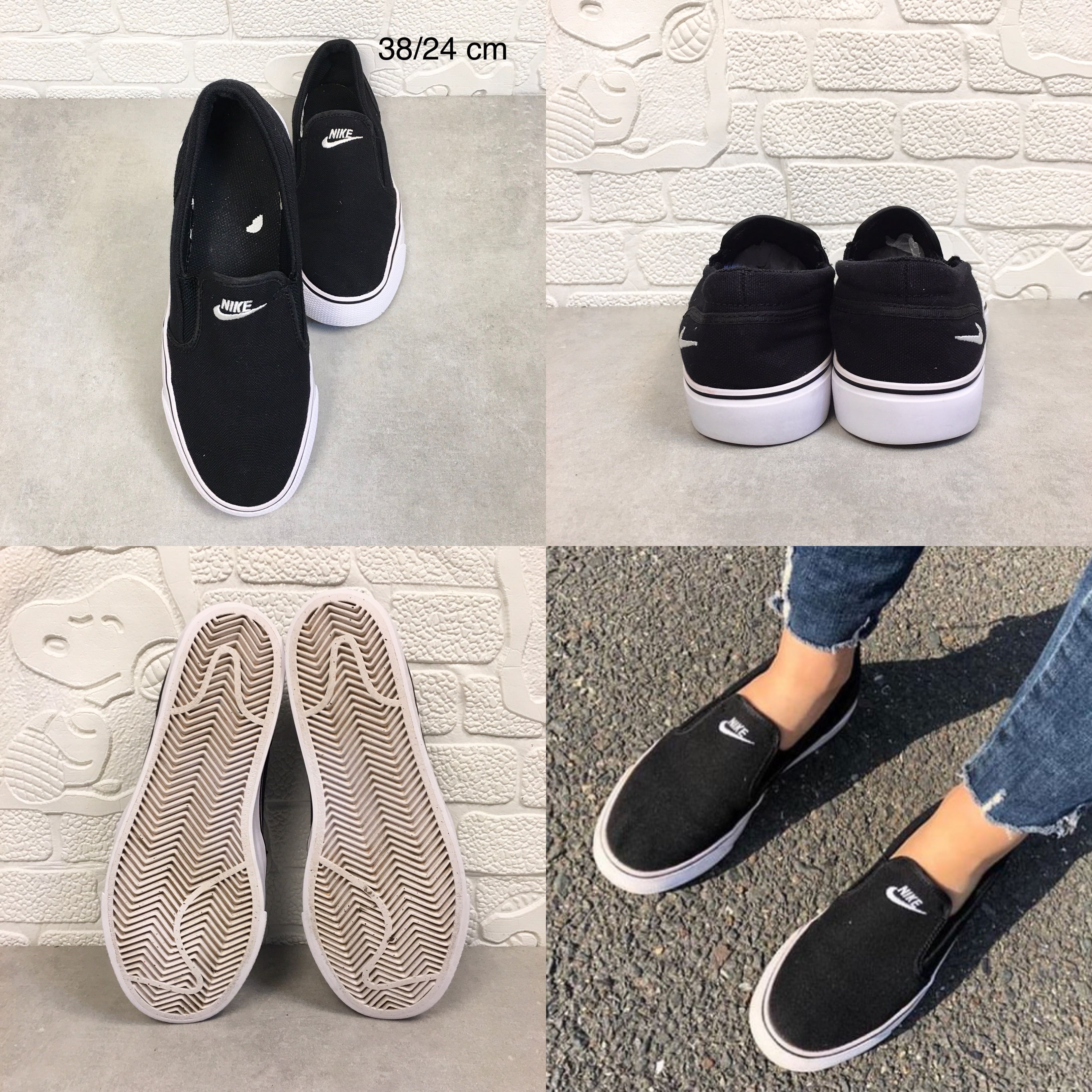 Nike Toki Slip On Black LINE SHOPPING