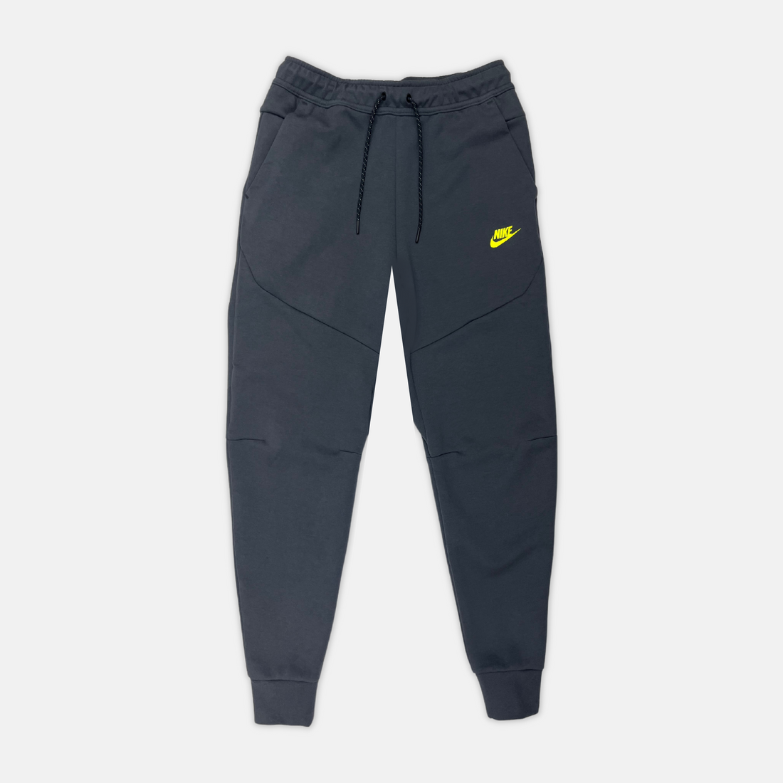 NIKE TECH FLEECE JOGGERS - ANTHRACITE / VOLT (NEW SEASON)