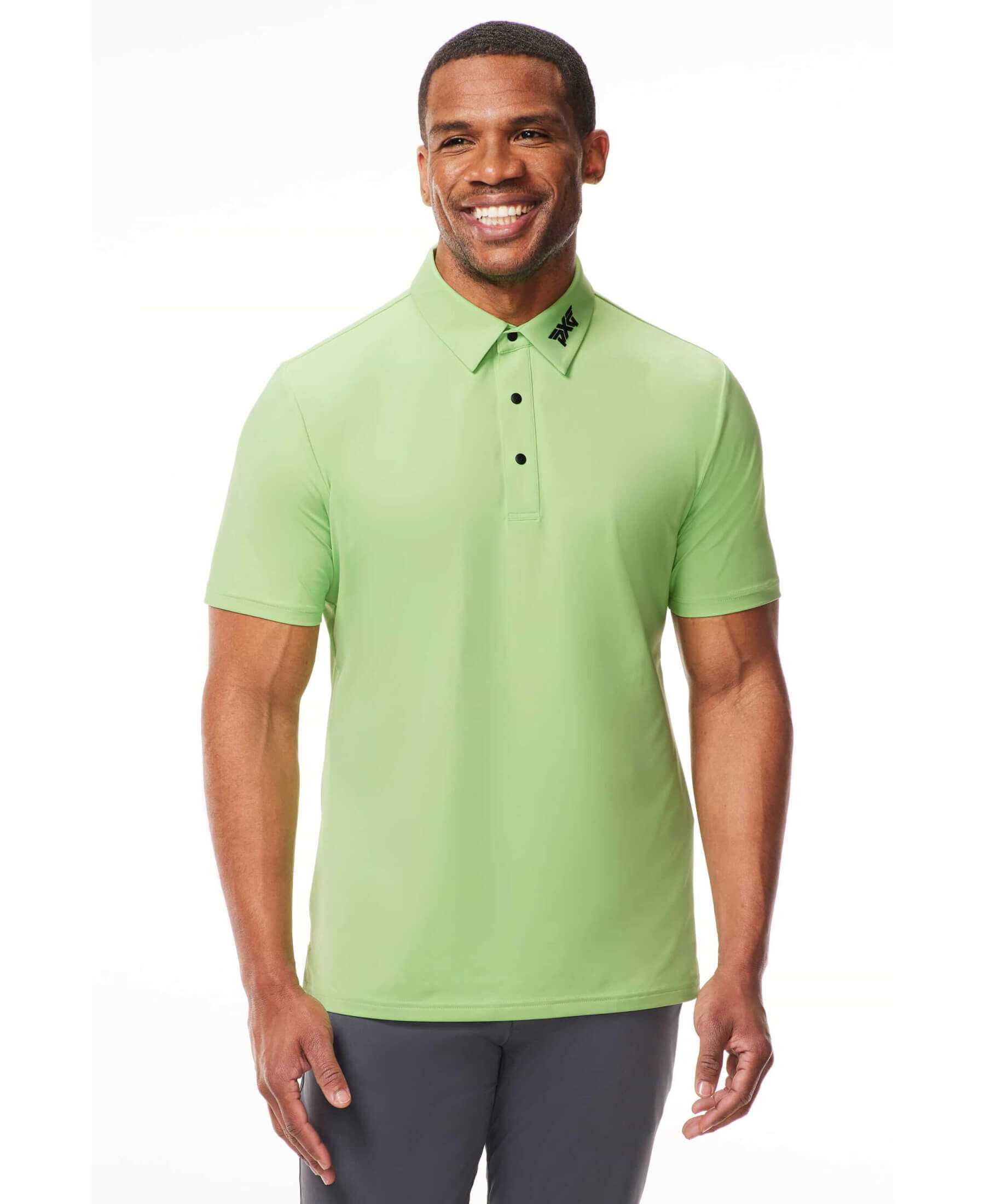 เสื้อโปโล PXG Men Athletic Fit Aloe Polo - Green สินค้าใหม่ แท้ 100%