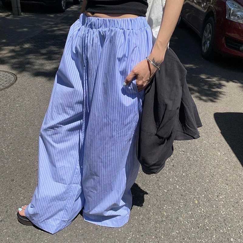 [PRE-ORDER] Blue and white striped pants