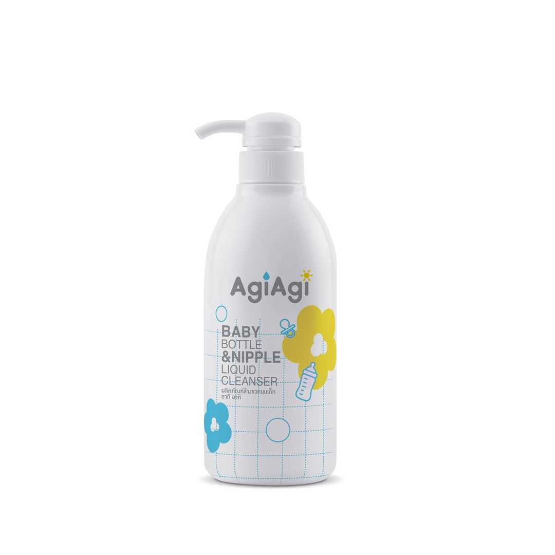 AgiAgi  ผลิตภัณฑ์ล้างขวดนมเด็ก อากิ อากิ Agi Agi Bottle & Nipple Liquid Cleanser