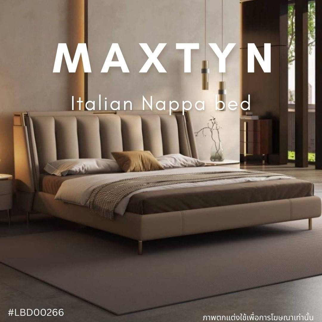 MAXTYN Italian Nappa bed