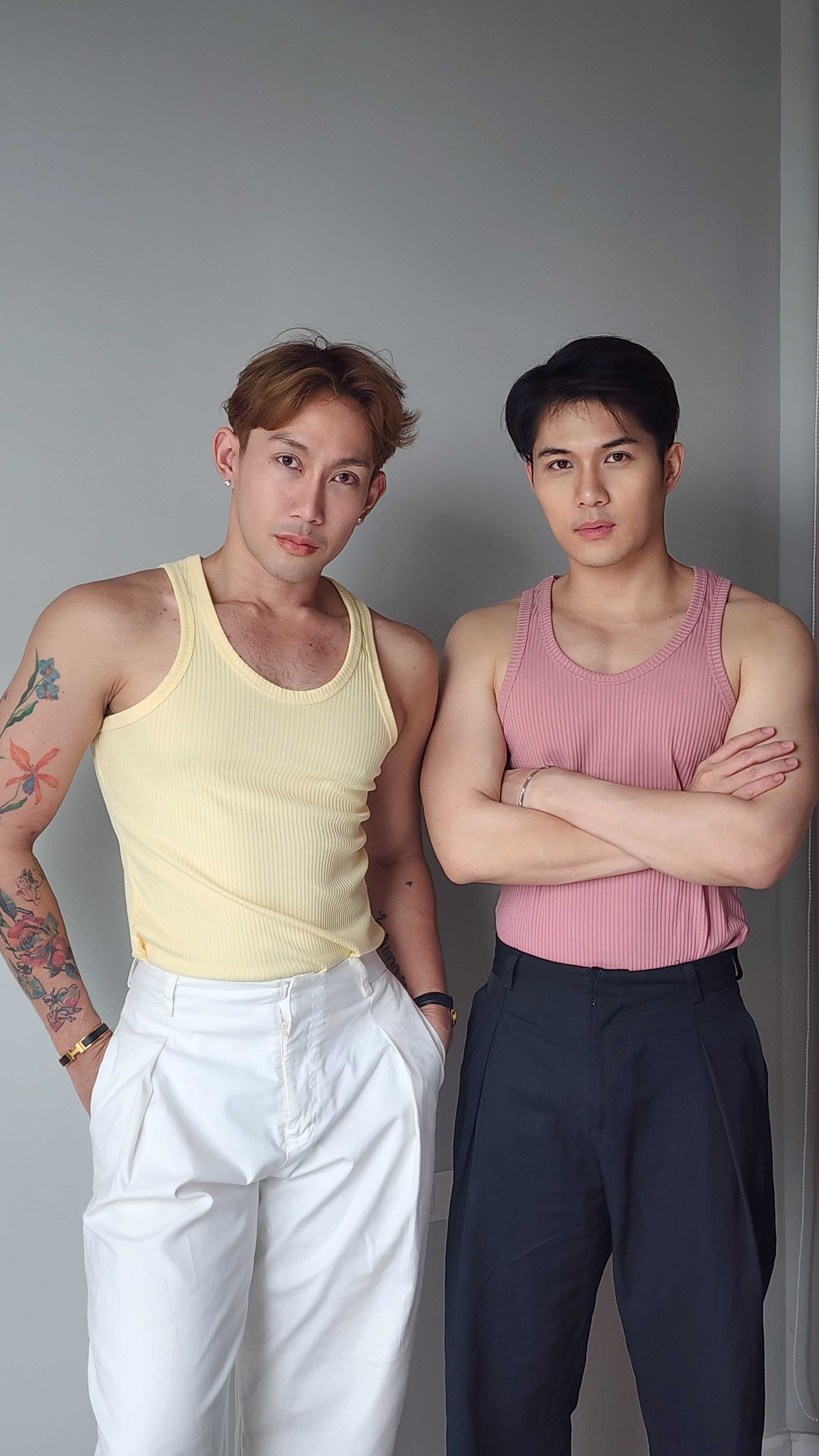 SHAWN TANK TOP -  เสื้อกล้ามทรงสบาย | 2 สี เหลือง ชมพู
