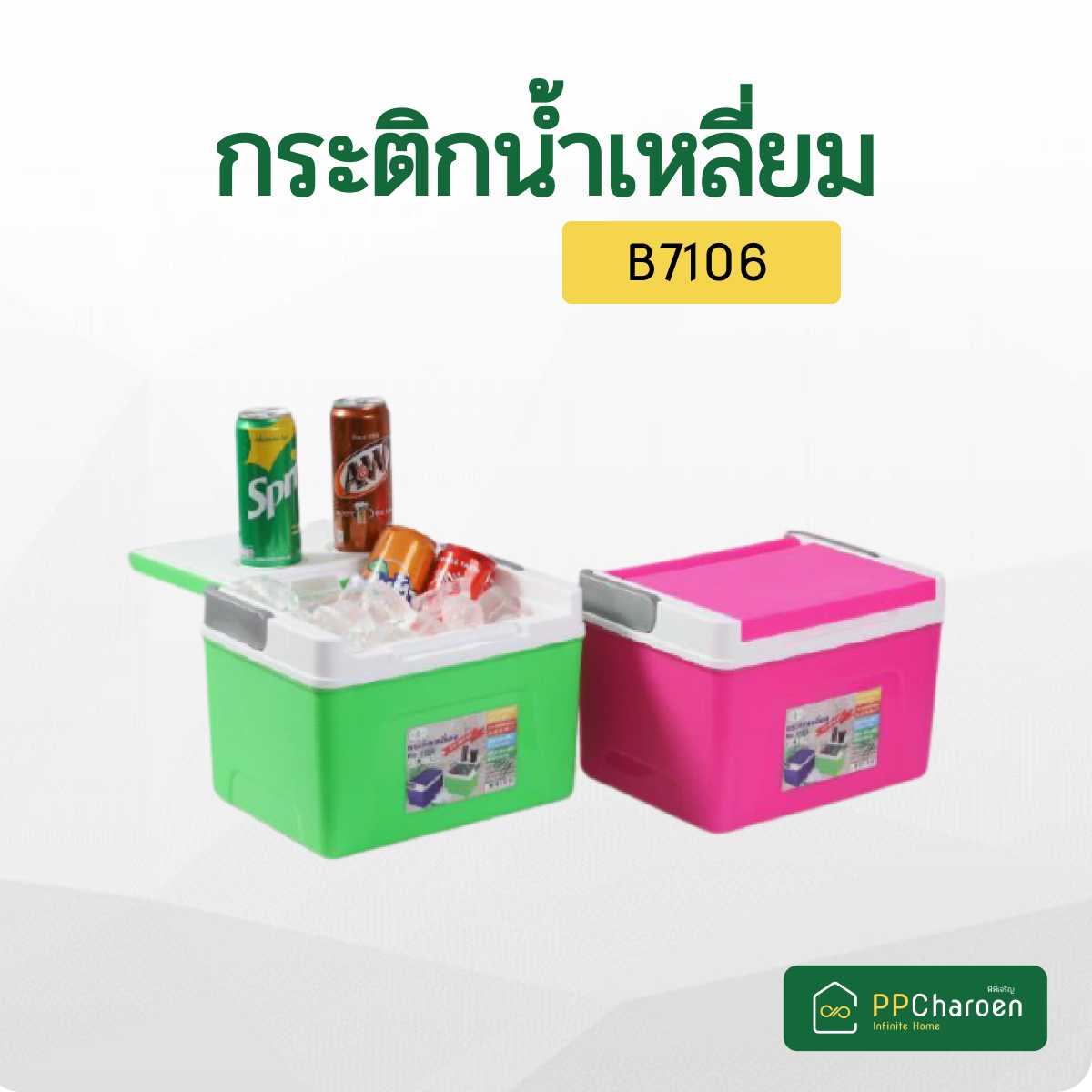 กระติกเหลี่ยมลายไม้