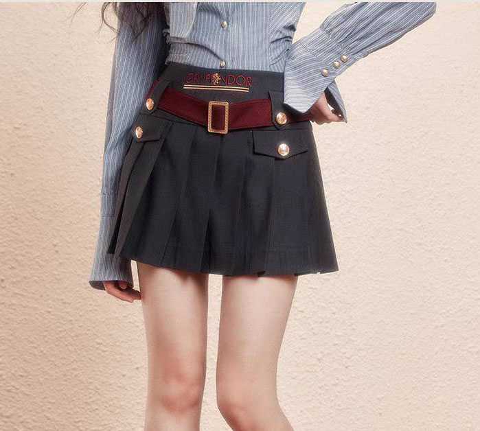 (พร้อมส่ง สลิธีริน M/Pre-order)Kyouko x Harry Potter กระโปรงพลีทสั้น แฮรี่พอตเตอร์ ลิขสิทธิ์แท้