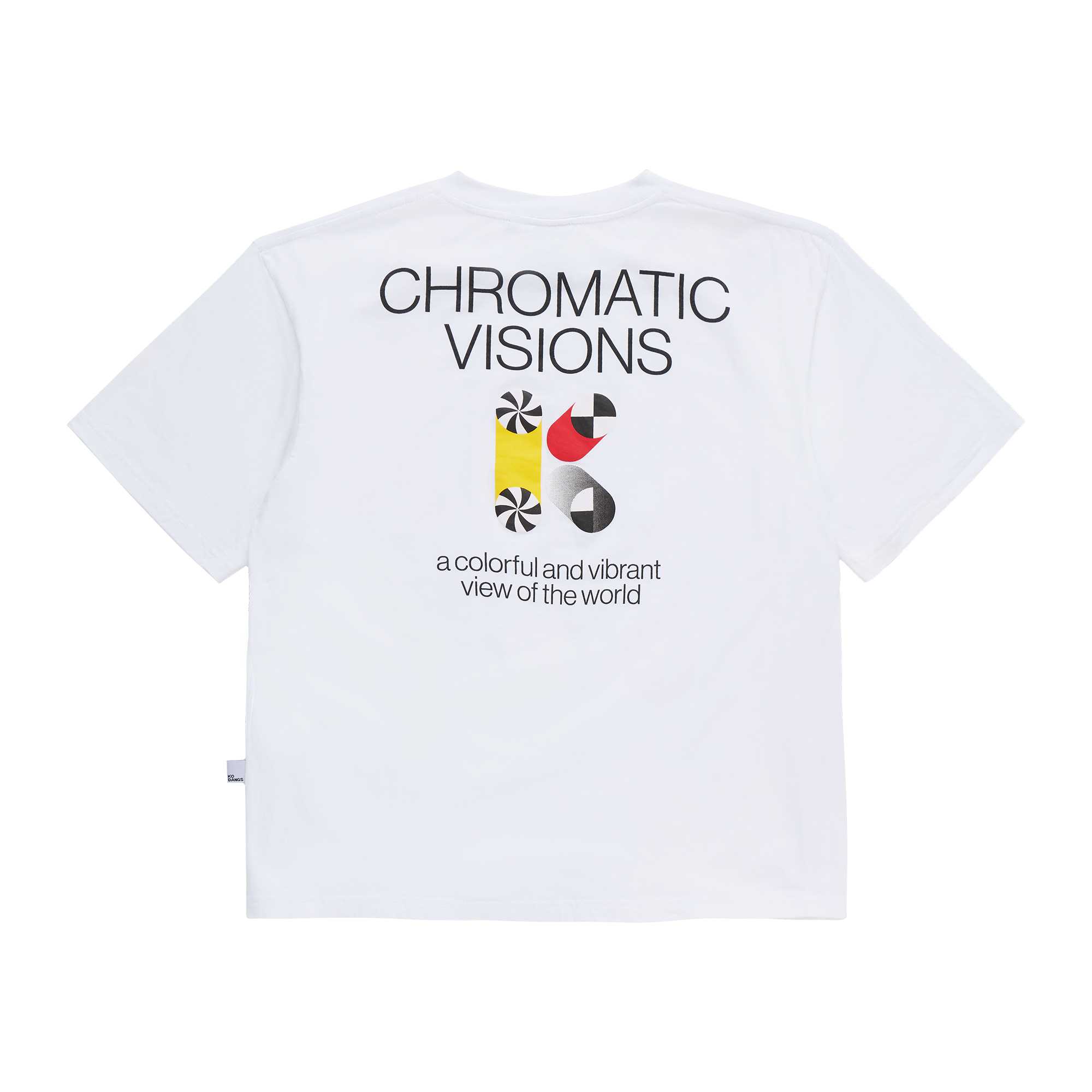 เสื้อยืดสีขาว Oversize ผ้าหนา ลายพิมพ์ TEE CHROMATIC