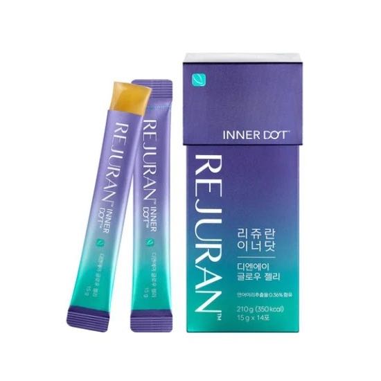 Rejuran Inner Dot DNA Glow Jelly 15 g. (14ซอง) เยลลี่คอลลาเจน รสองุ่น