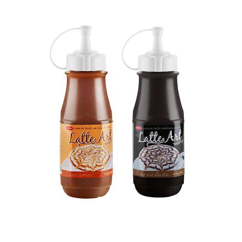 Aroma Latte Art Topping Caramel  Chocolate