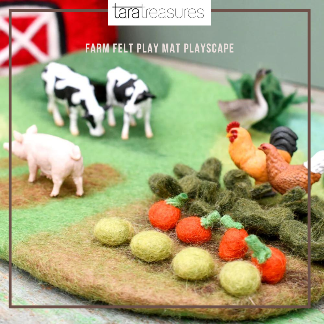 TARA TREASURE | FARM FELT PLAY MAT 