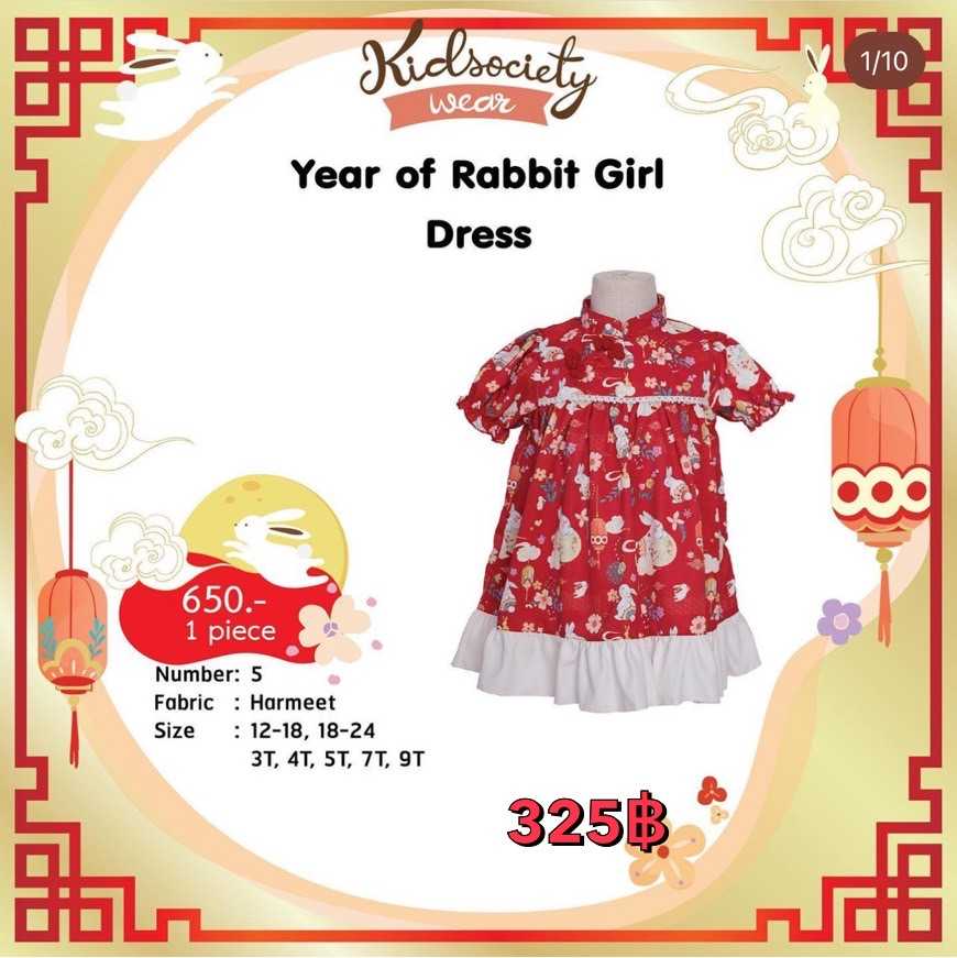 No.5 🐇Year of Rabbit Girl Dress🐇