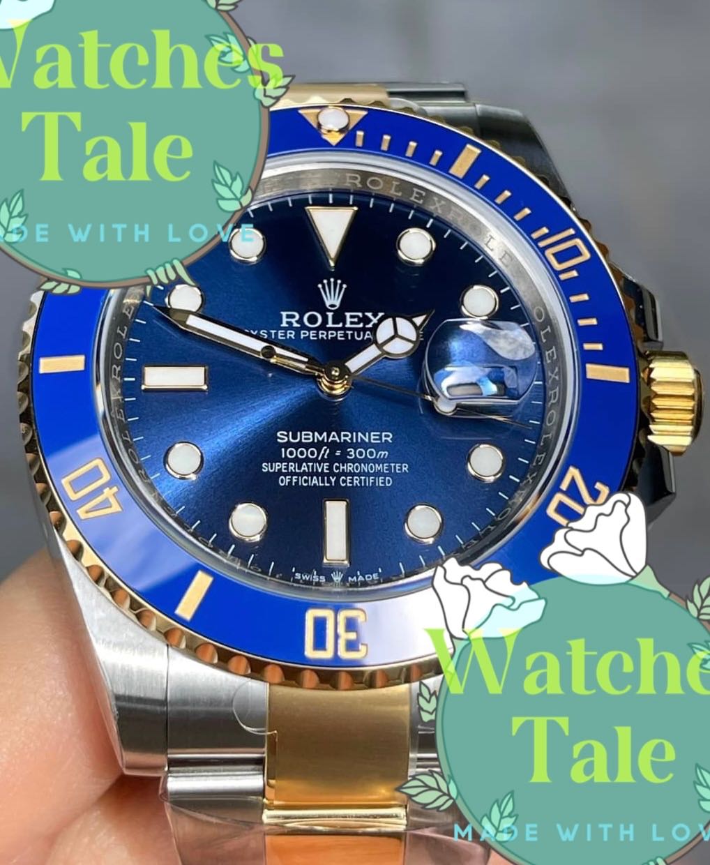 Rolex Submariner Twotone 2k Blue Dial Ref.126613LB 41mm. EW