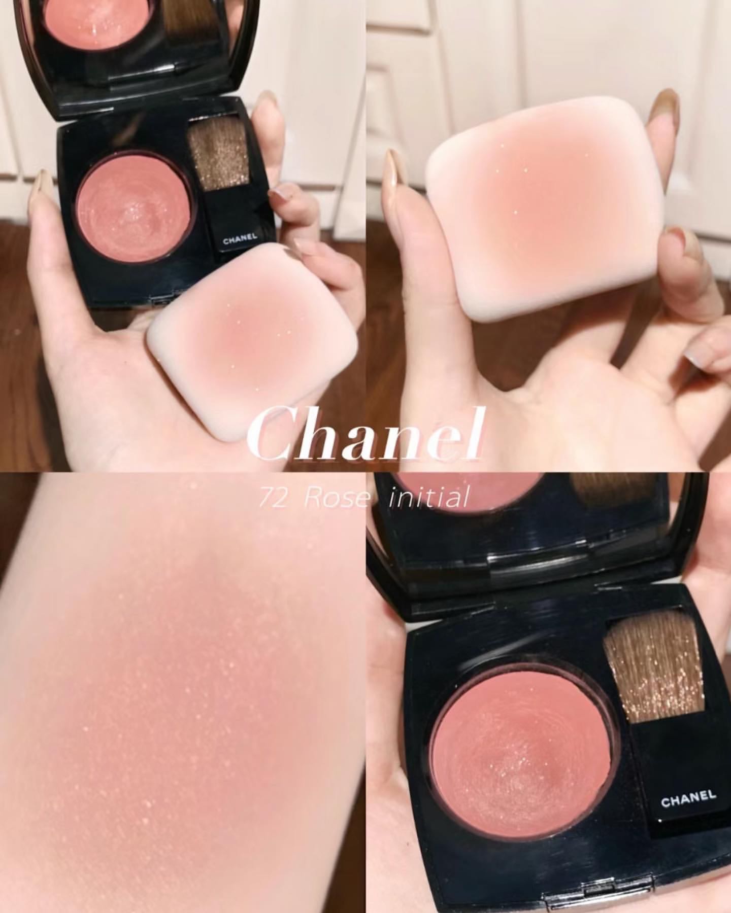Chanel Joues Contraste Powder Blush 72 ROSE INITIALE | eBay