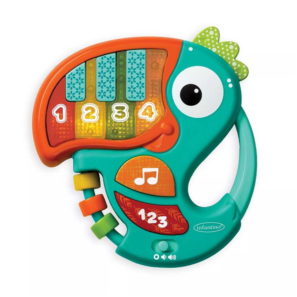 Infantino  Piano & Numbers Learning Toucan เปียโนนกทูแคนพร้อมเสียงดนตรี