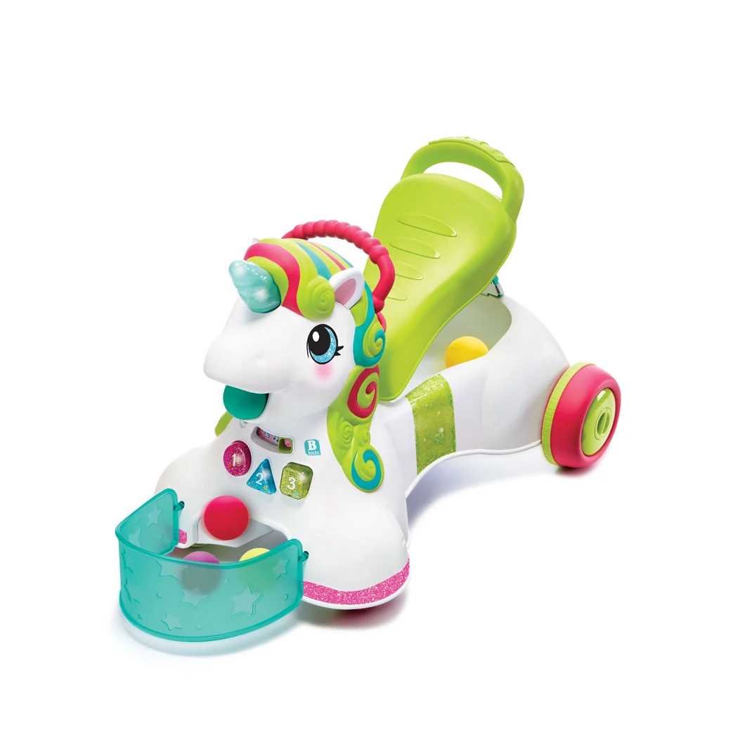 Infantino : 3-in-1 Sit, Walk & Ride Unicorn ของเล่น ที่ฝึกหัดเดิน Unicorn