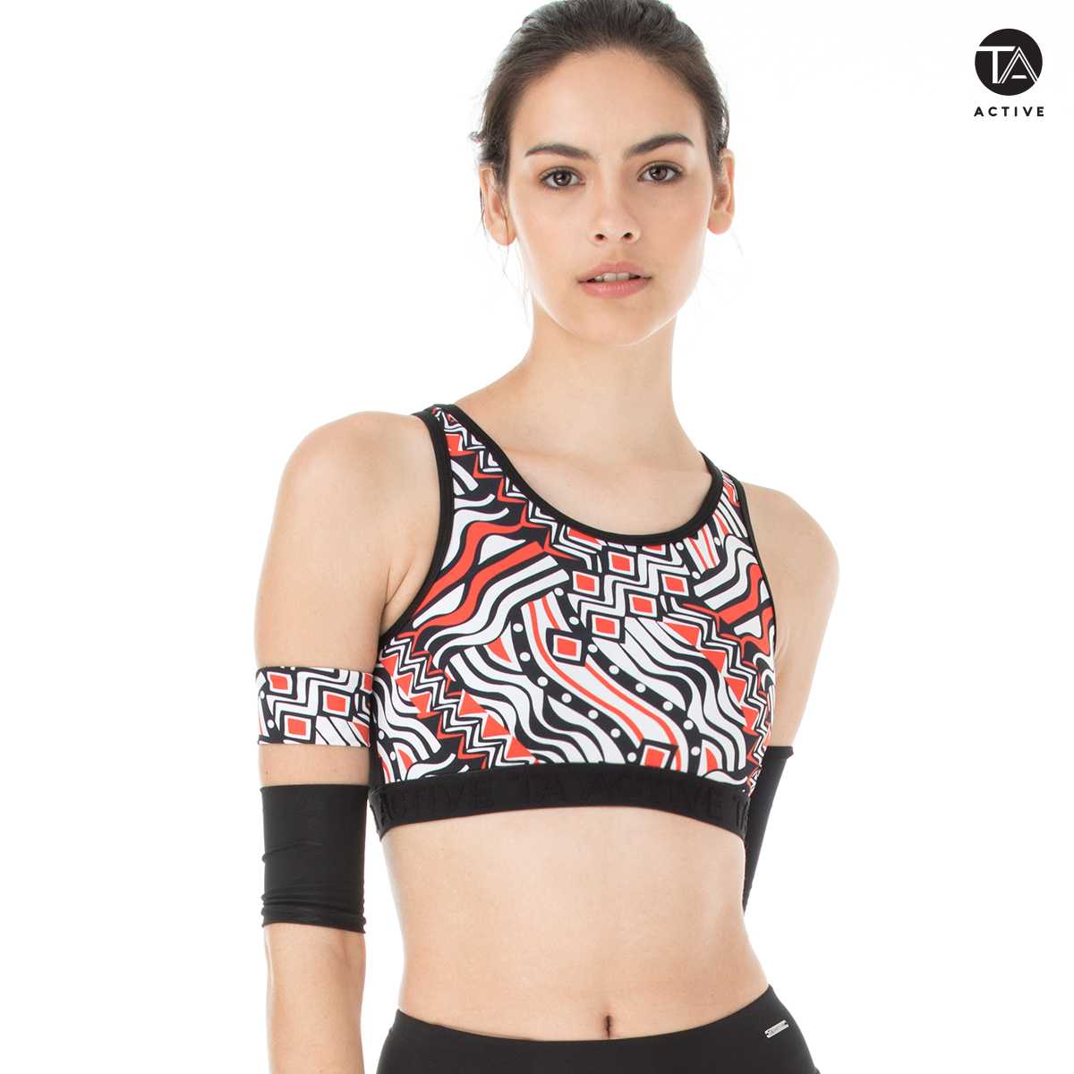 MESH OPEN BACK CROP