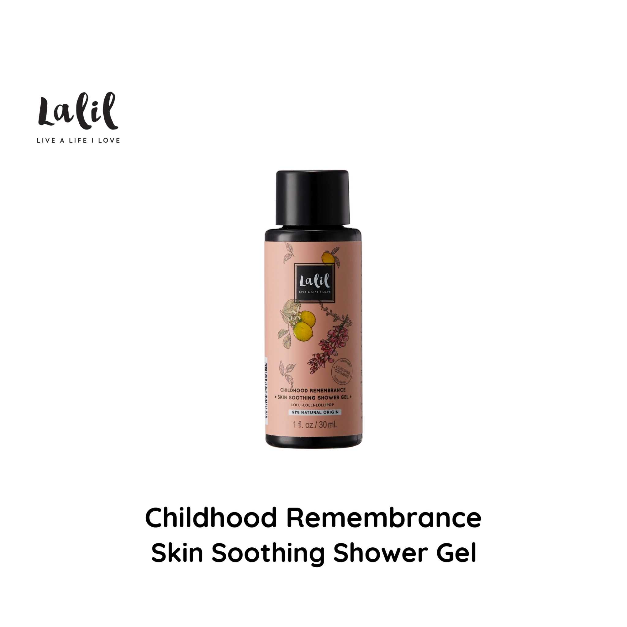 (New Package) Lalil Childhood Remembrance Skin Soothing Shower Gel 30 ml.