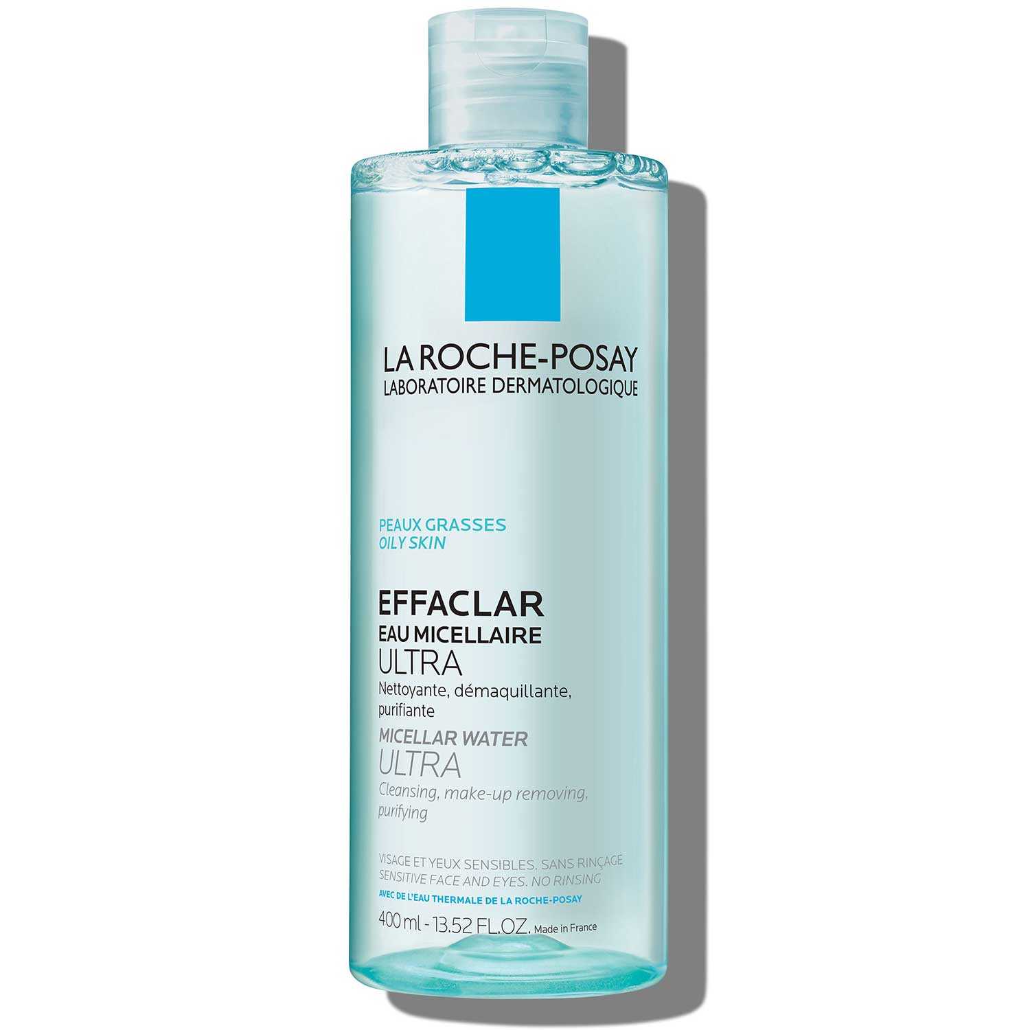 LA ROCHE-POSAY EFFACLAR MICELLAR WATER OILY SKIN 400ml ลา โรชโพเซย์ คลีนซิ่งสําหรับคนเป็นสิว