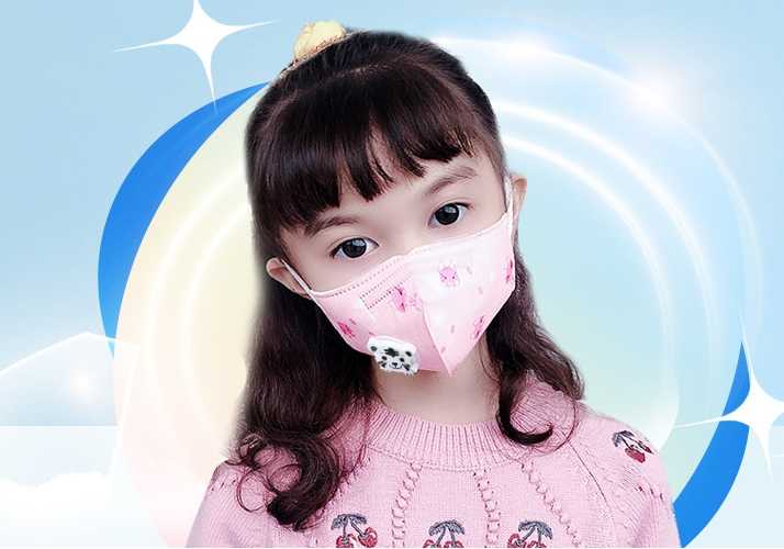 แมสเด็ก3D 4-12ขวบ ป้องกันฝุ่นละอองPM2.5 ผ้าปิดจมูก หน้ากากอนามัย เเมสค์เด็ก5ชั้นKN95