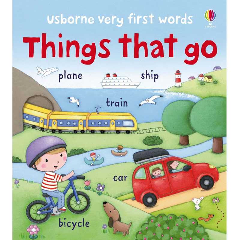 Usborne books Very first words Things that go 2Y+  หนังสือ คำศัพท์