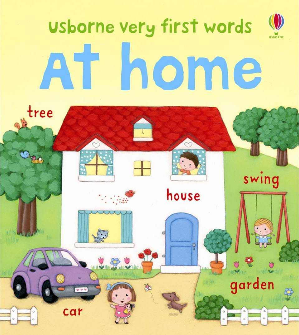 Usborne books Very first words At home 2Y+ หนังสือภาพภาษาอังกฤษ