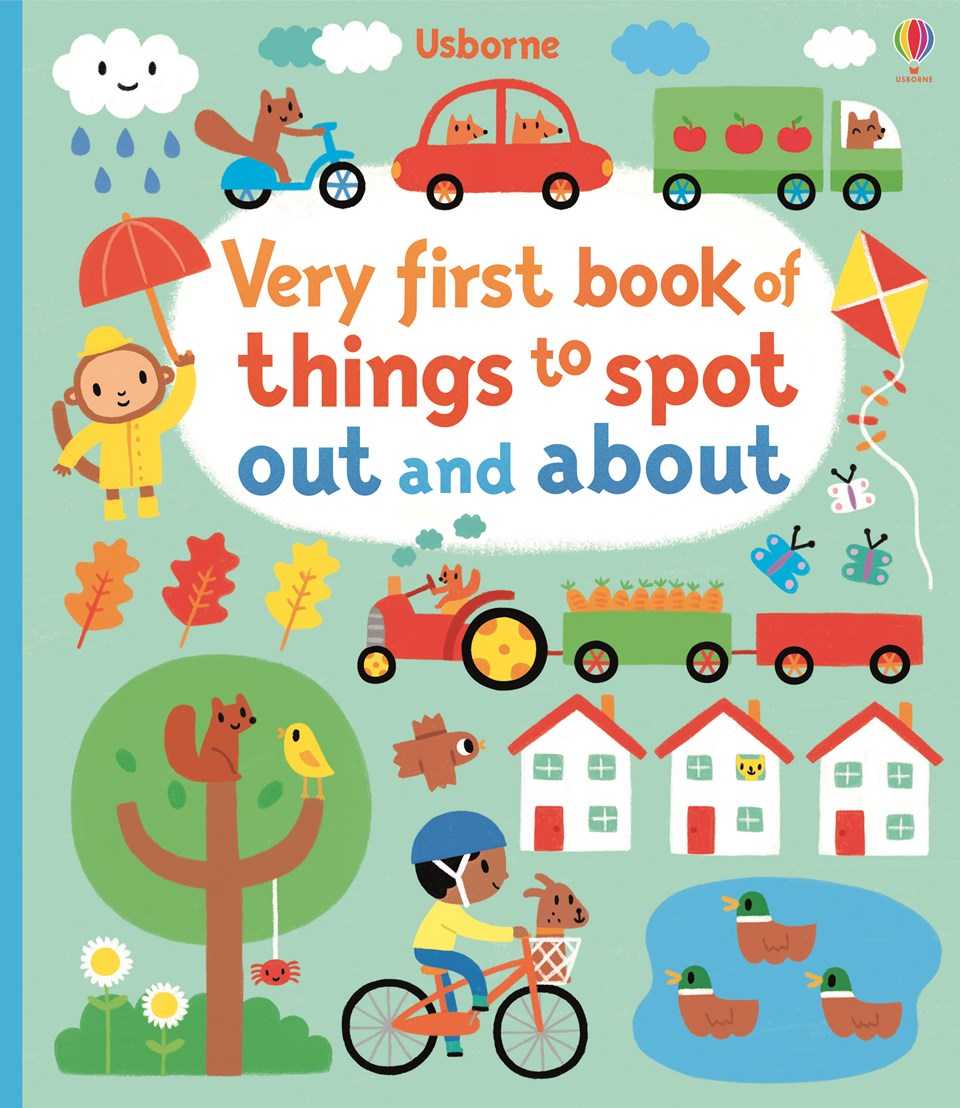 Usborne books Very first book of things to spot out and about 1Y+ หนังสือ จับคู่เลข