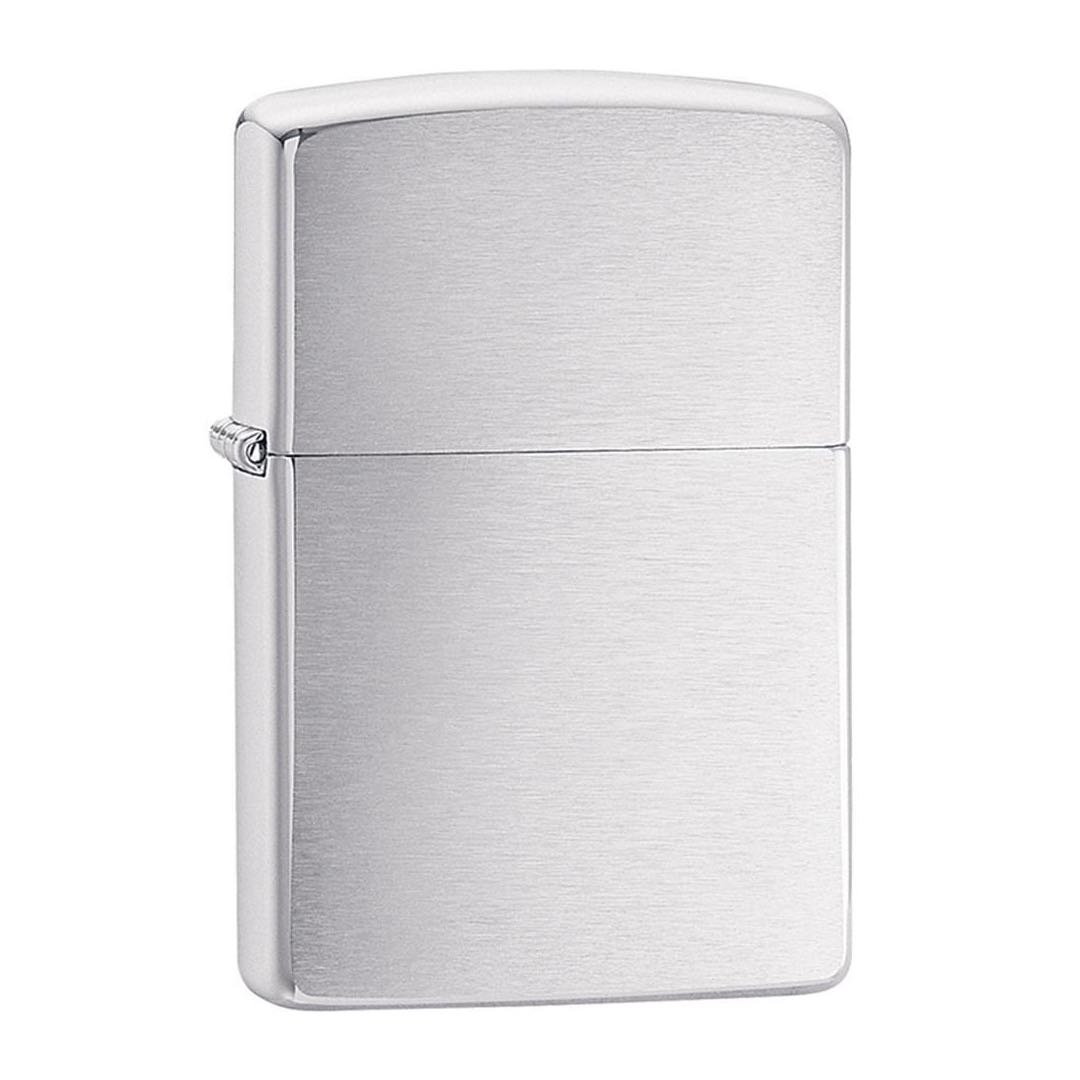 Zippo ไฟแช็กรุ่น 200 Brushed Chrome