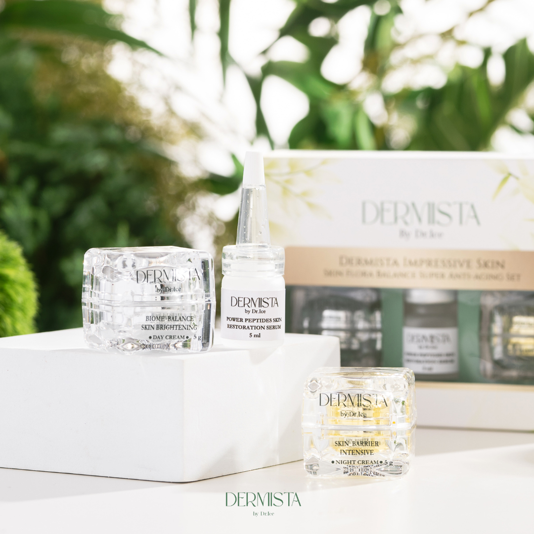 DERMISTA IMPRESSIVE SKIN  SET  SKIN FLORA BALANCE SUPER ANTI-AGING SET