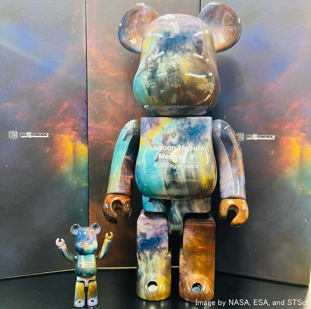 Be@rbrick HUBBLE SPACE TELESCOPE Lagoon Nebula (Messier 8) 100%+400%