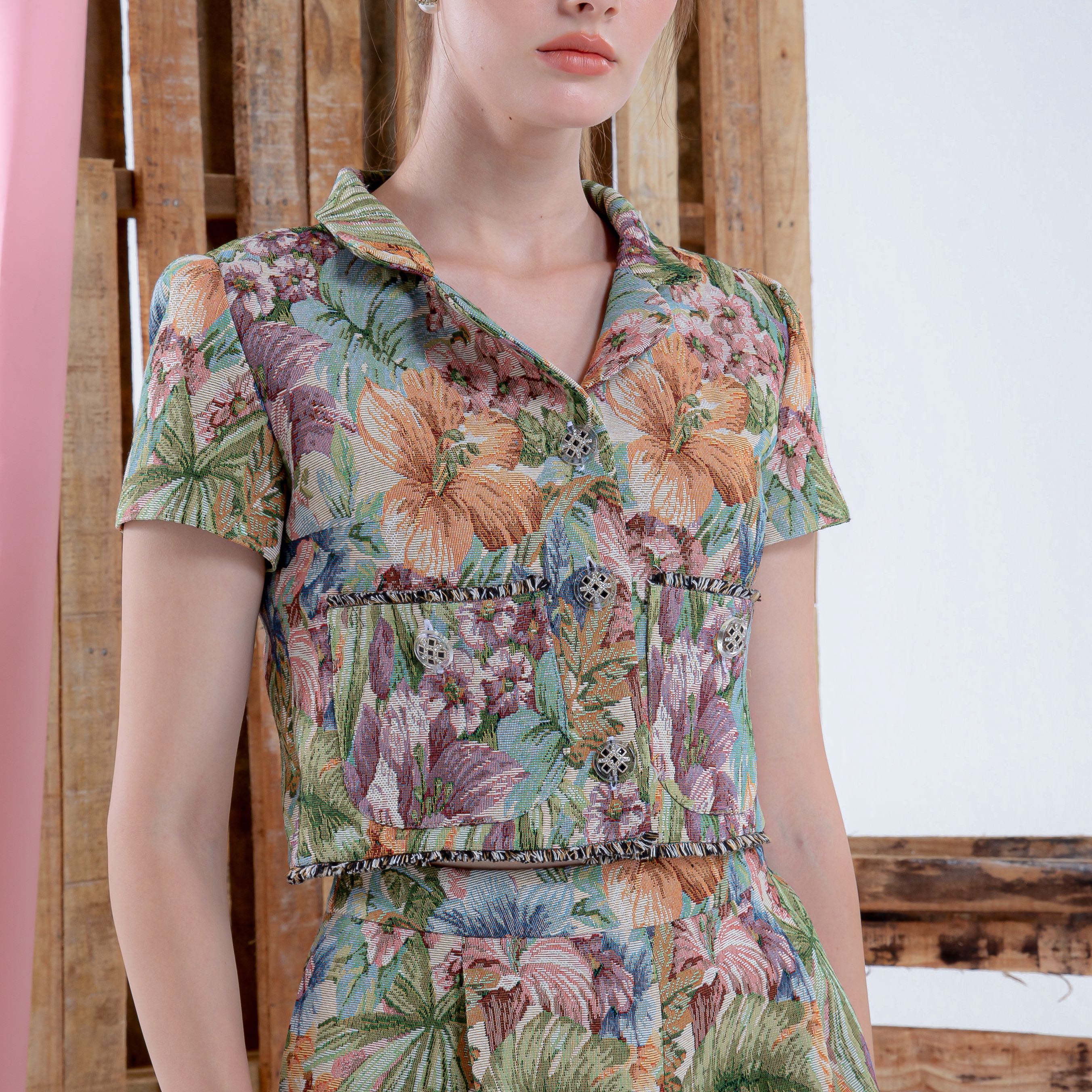 Rich Lemon Crop Tee (No.17)