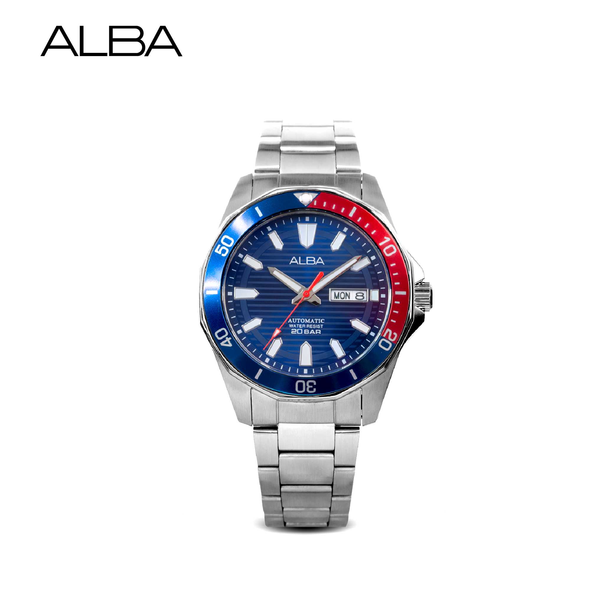 ALBA นาฬิกาข้อมือ Sportive Automatic รุ่น AL4455X ขนาด 43 mm.