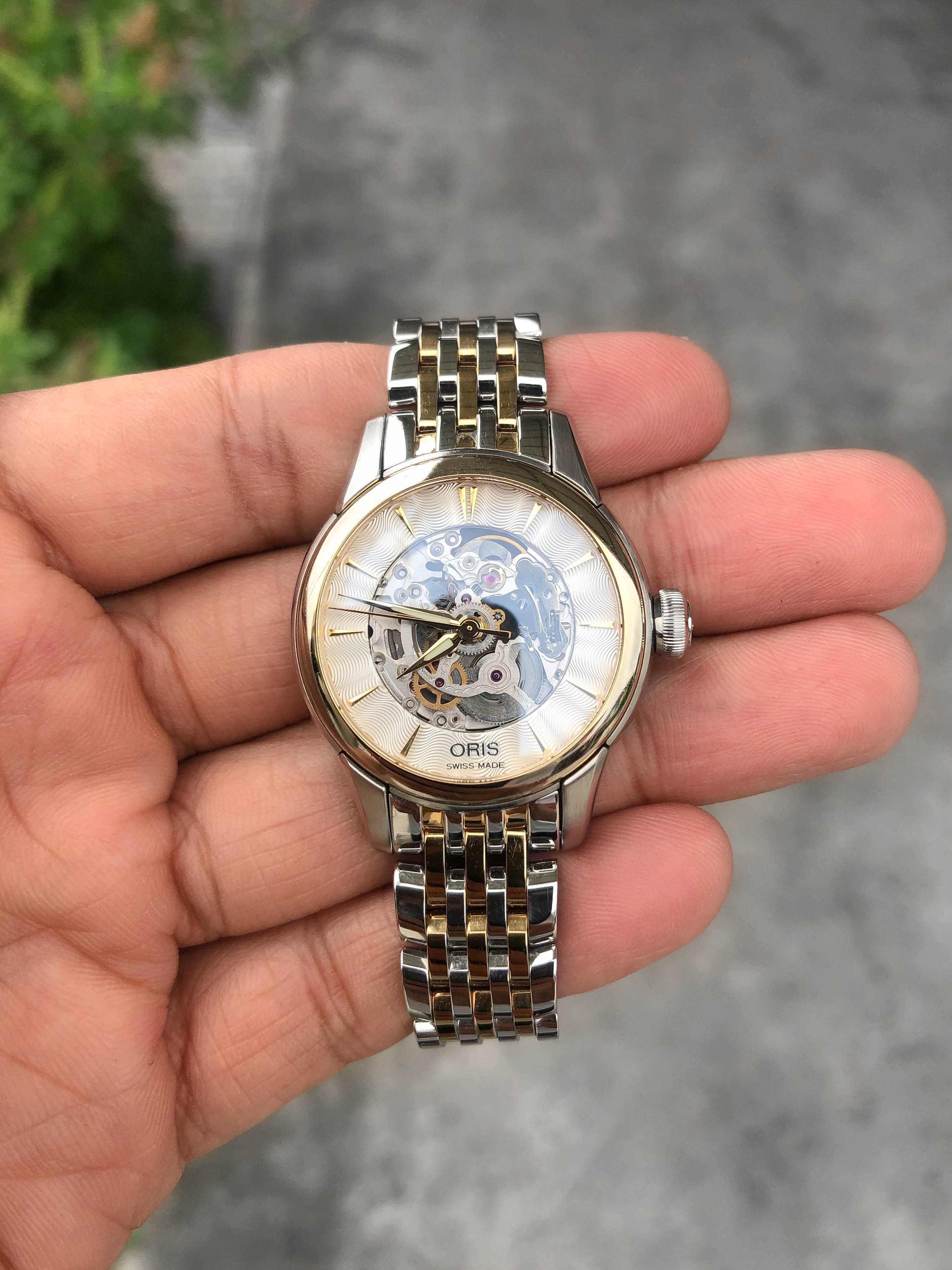 Oris Artelier Skeleton Automatic Lady Size 2tone
