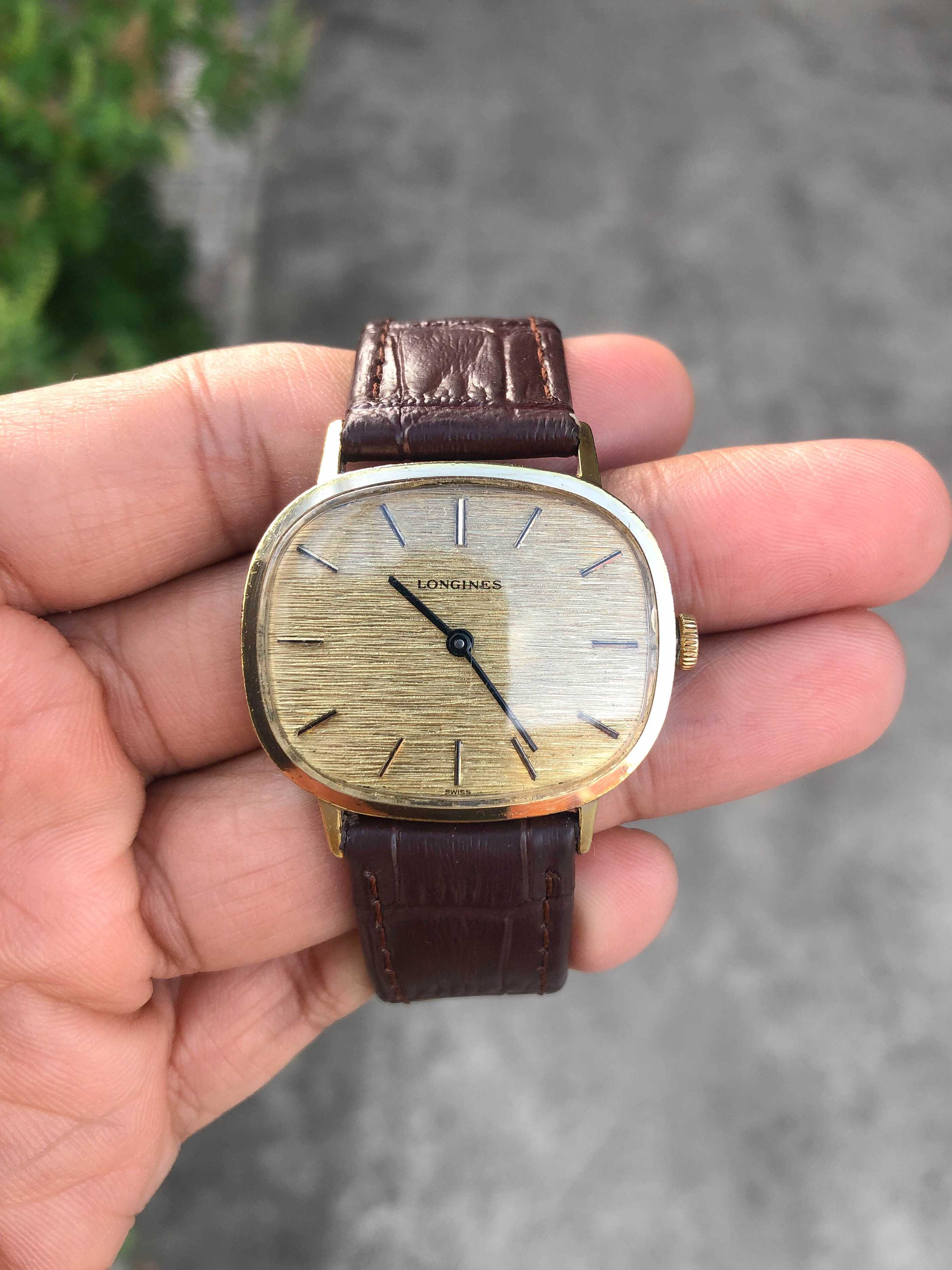 Longines Vintage Manual Winding Boy Size เรือนทอง
