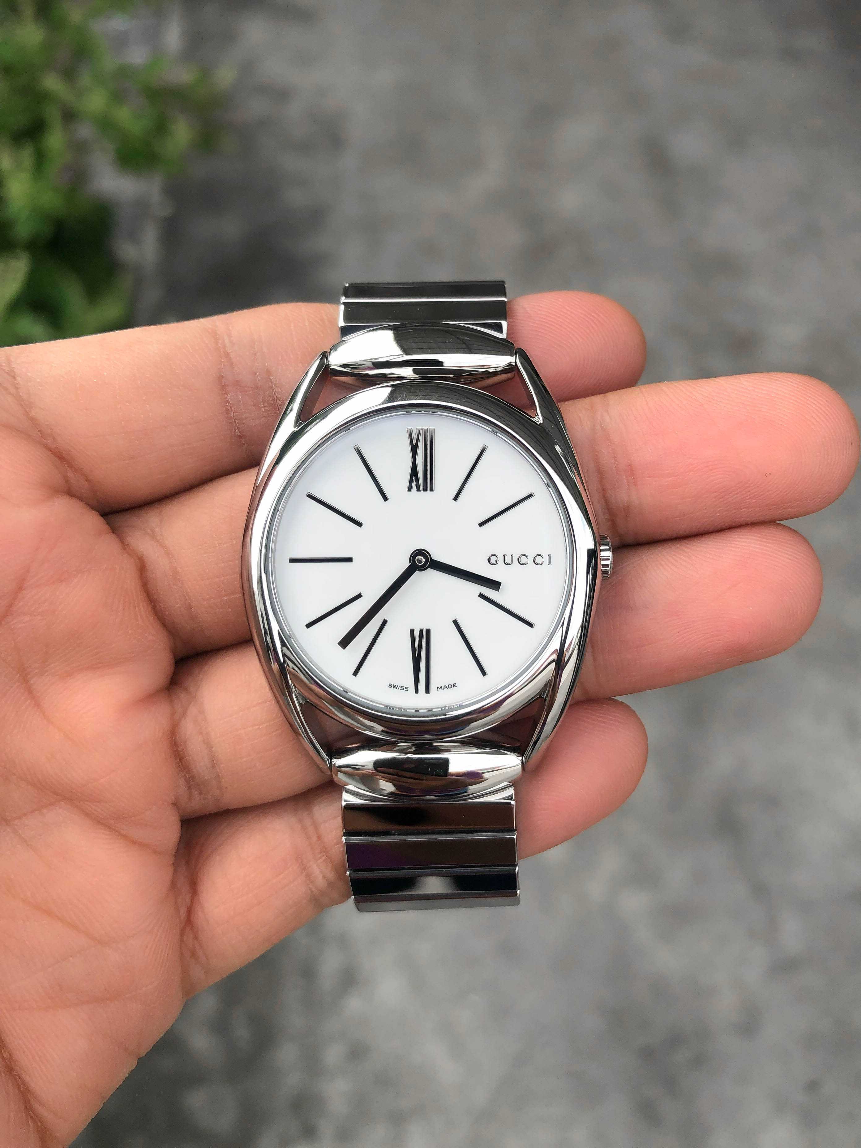 Gucci Horsebit Boy Size Quartz หน้าขาว