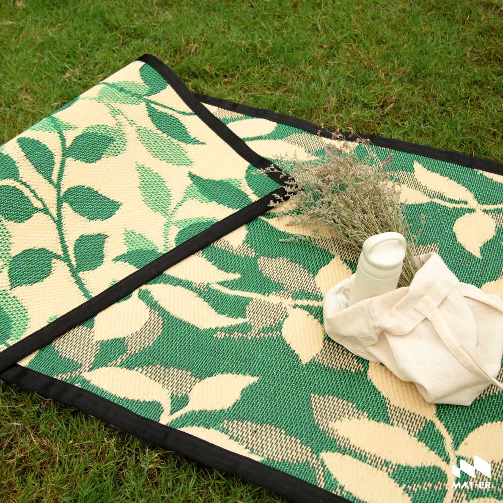 Mat-er เสื่อแทนพรม ลาย Leaves