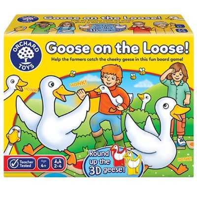 ORCHARD TOYS, Goose on the Loose! บอร์ดเกมส์เด็ก เรียนรู้รูปทรง สี ลิขสิทธิ์แท้อังกฤษ ของเล่น 4 ปี+