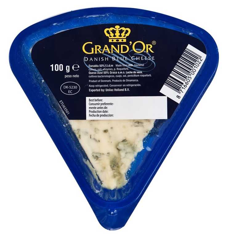 Danish Blue Cheese 100 gr เดนิชบลูชีส 100 ก.